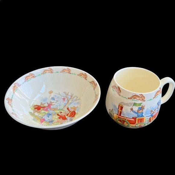 Precious Little Royal Doulton Bunnykins Feeding Set for Baby. - Picture 1 of 6